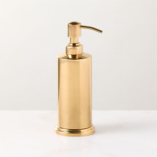Roland Aged Brass Soap Pump 8 oz
