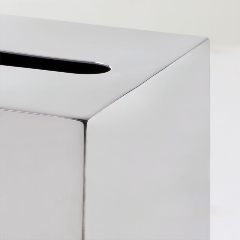 Roland Stainless Steel Tissue Box Cover - image 1 of 3