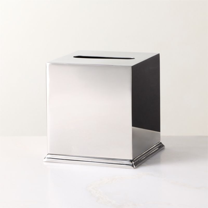 Roland Stainless Steel Tissue Box Cover - image 2 of 3