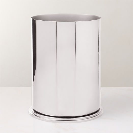 Roland Stainless Steel Wastebasket