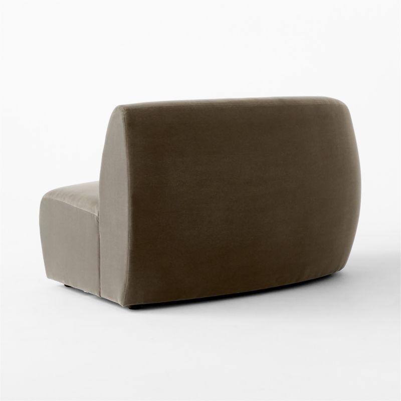 Roma Grey Performance Velvet Sofa with Left Arm by Ross Cassidy - image 5 of 7