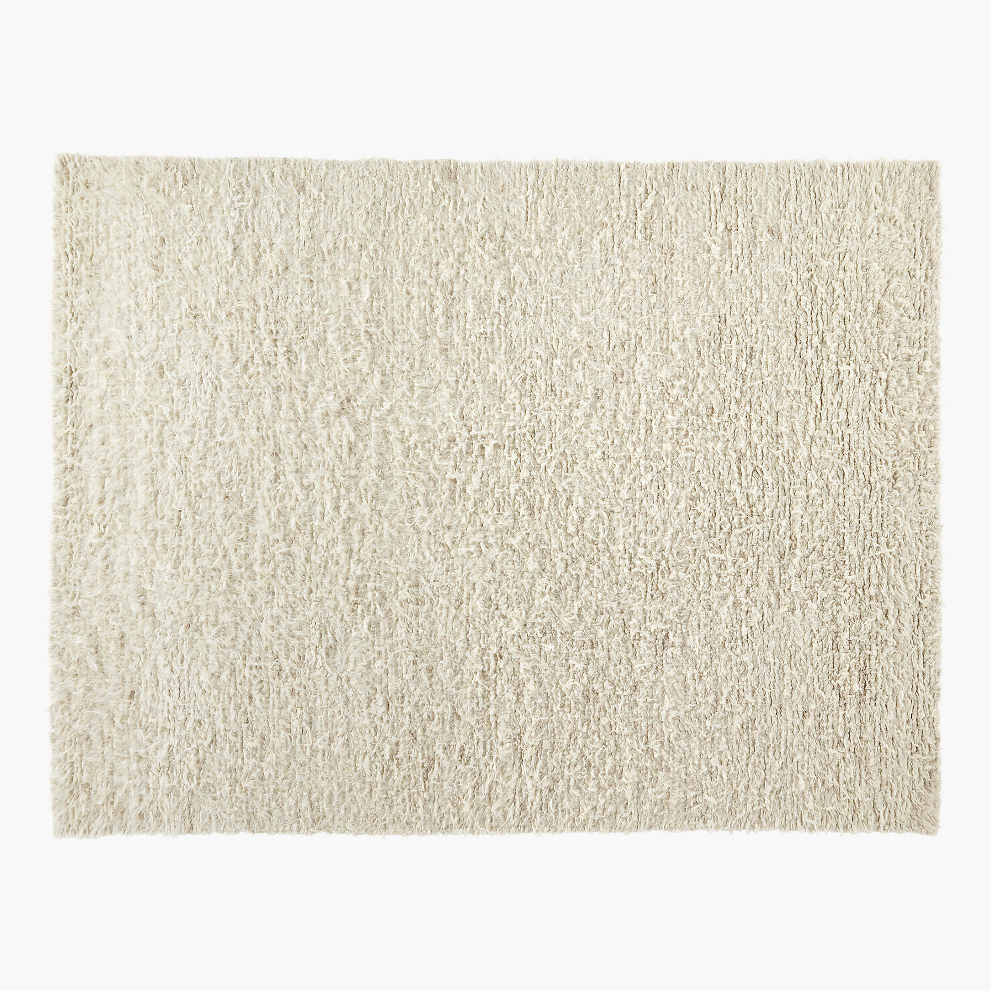 Roma Hand-Knotted New Zealand Wool Ivory Area Rug 9'x12' + Reviews | CB2