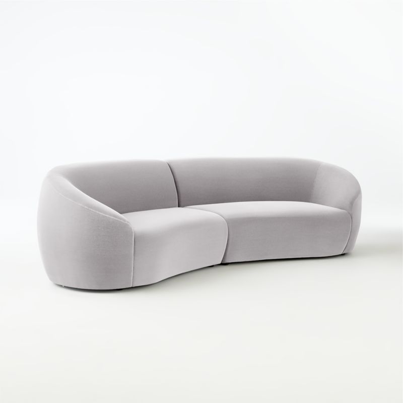 Roma 2-Piece Sectional Sofa Elliot Dove by Ross Cassidy - image 4 of 8