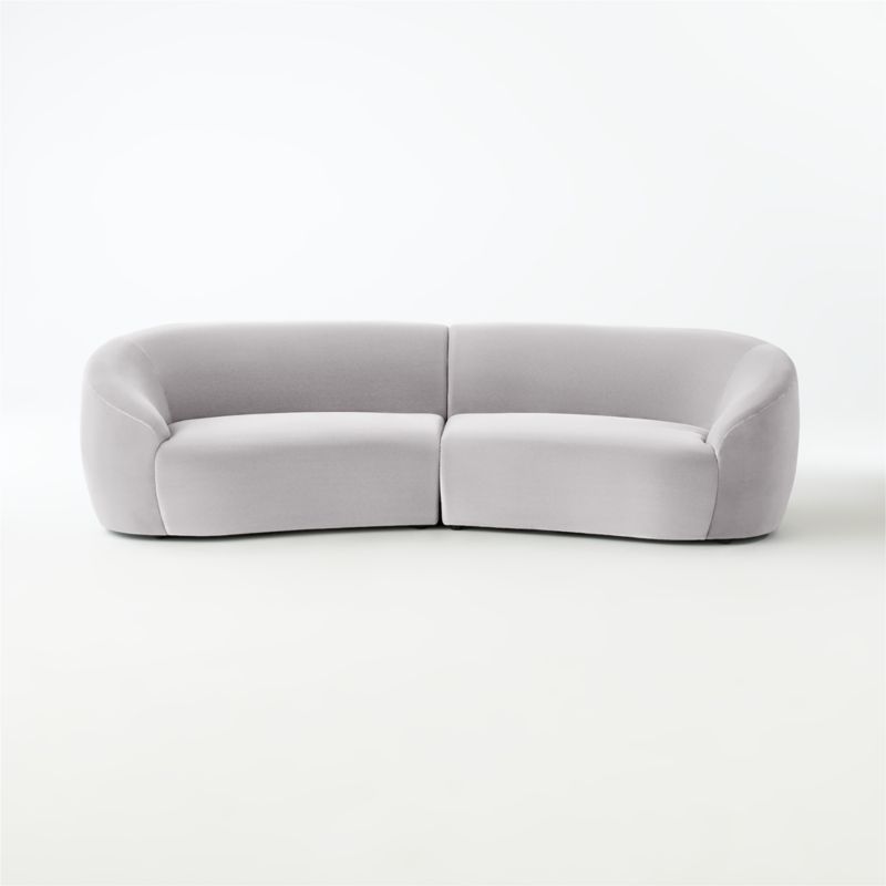 Roma 2-Piece Sectional Sofa Elliot Dove by Ross Cassidy - image 3 of 8