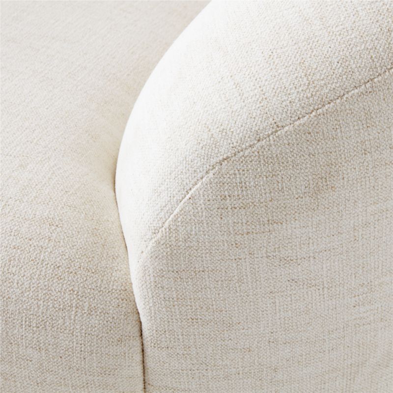 Roma White Right Arm Sofa by Ross Cassidy - image 7 of 8