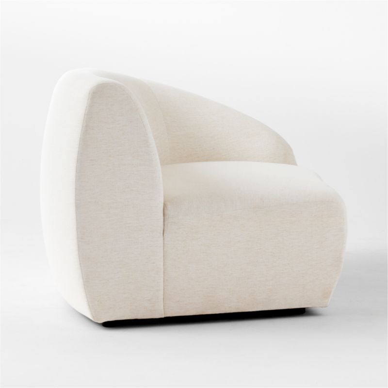 Roma White Right Arm Sofa by Ross Cassidy - image 5 of 8