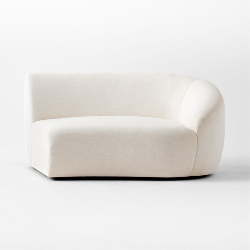 Roma White Right Arm Sofa by Ross Cassidy - image 3 of 8