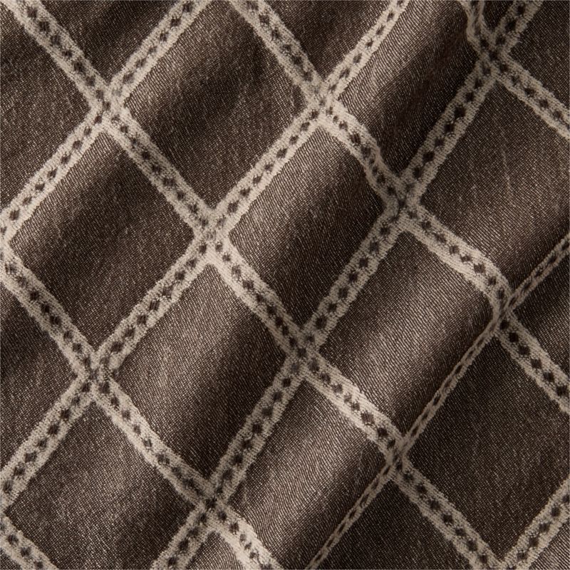 Romarin Brown Wool Throw Blanket 50"x70" by Nina Garcia - image 2 of 5
