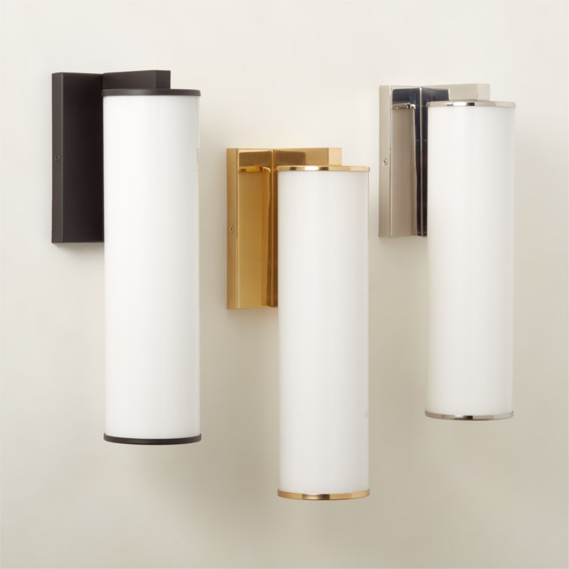 Ronda Indoor/Outdoor Polished Brass Wall Sconce - image 4 of 5