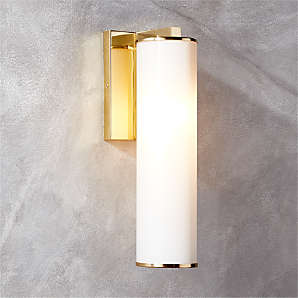 Flhonudi Modern Wall Sconce Light Indoor Brass Gold Wall Lights