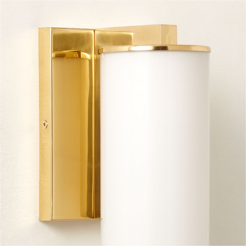 Ronda Indoor/Outdoor Polished Brass Wall Sconce - image 3 of 5