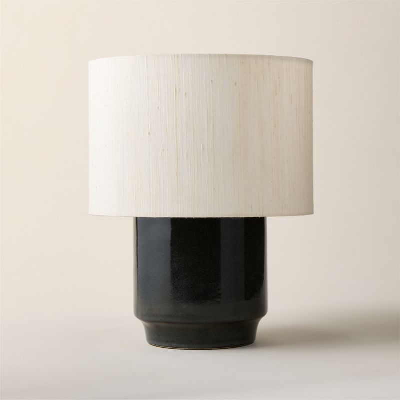 Rosalind Navy Ceramic Reactive Glaze Table Lamp 15" - image 3 of 4