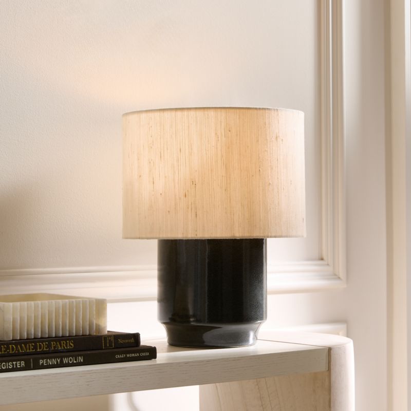 Rosalind Navy Ceramic Reactive Glaze Table Lamp 15" - image 1 of 4