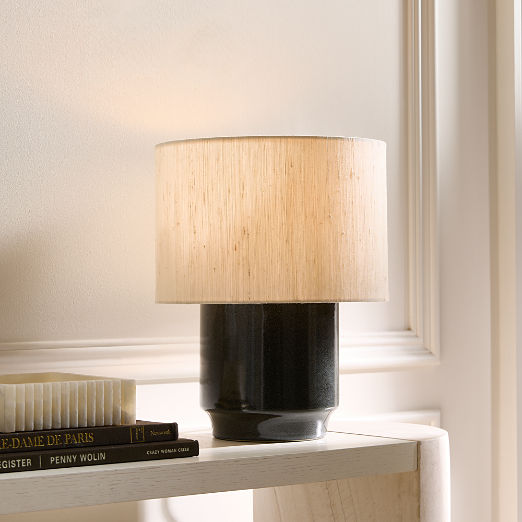 Rosalind Navy Ceramic Reactive Glaze Table Lamp 15"