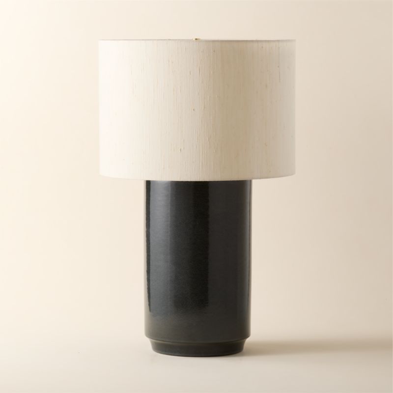 Rosalind Navy Ceramic Reactive Glaze Table Lamp 32" - image 3 of 4