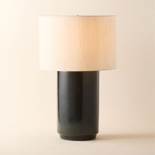 Rosalind Navy Ceramic Reactive Glaze Table Lamp 32"