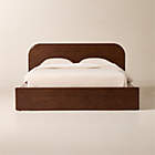 Davison Fluted Wood Queen Bed with Nightstands