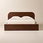 Layton 6-Drawer Shagreen and White Oak Wood Dresser