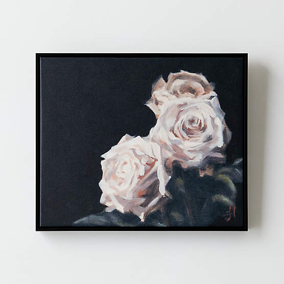 "Rose" Framed Wall Art by Justine Hutchison 20"X24"