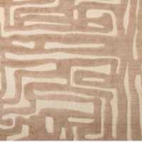 Rosel Sand and Light Brown Wool and Jute Rug Swatch 12"x12"