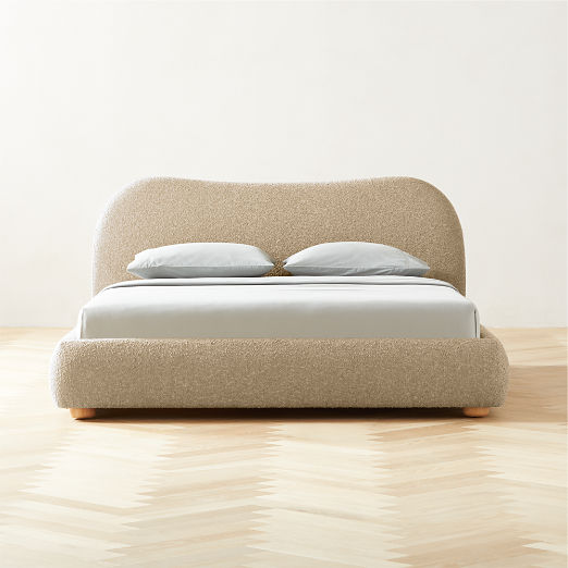 Diana Camel Upholstered Bed by Ross Cassidy