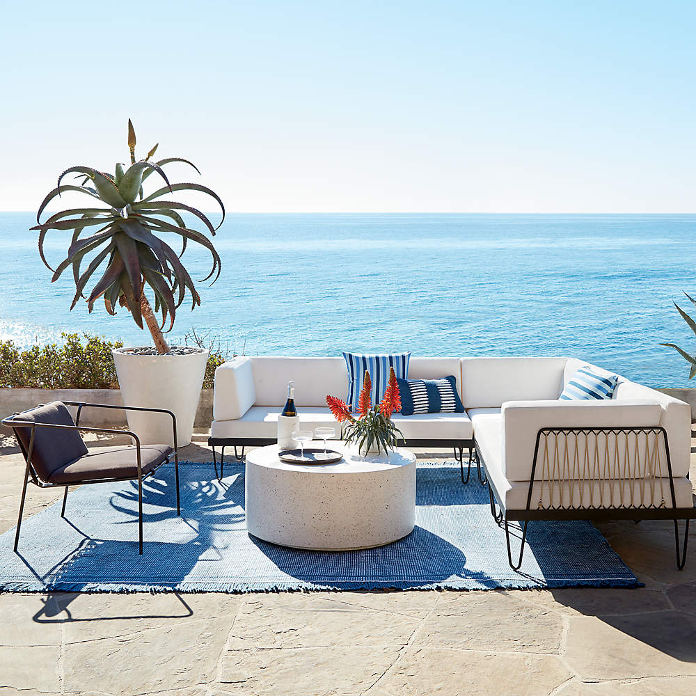 Cb2 outdoor seating hot sale