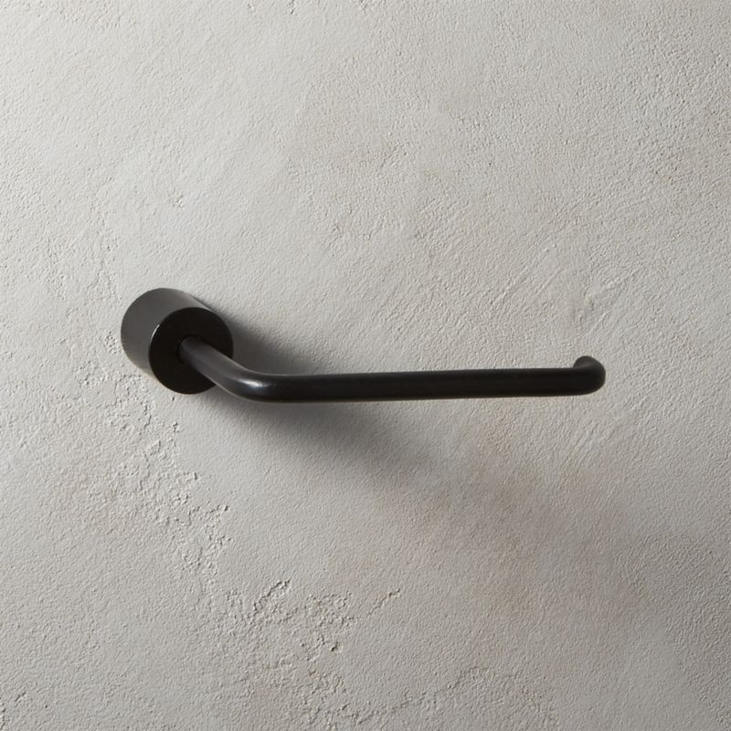 Toilet Paper Holders Cb2 Rough Cast Black Toilet Paper Holder