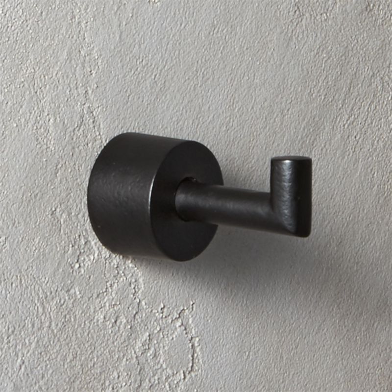 black wall hooks