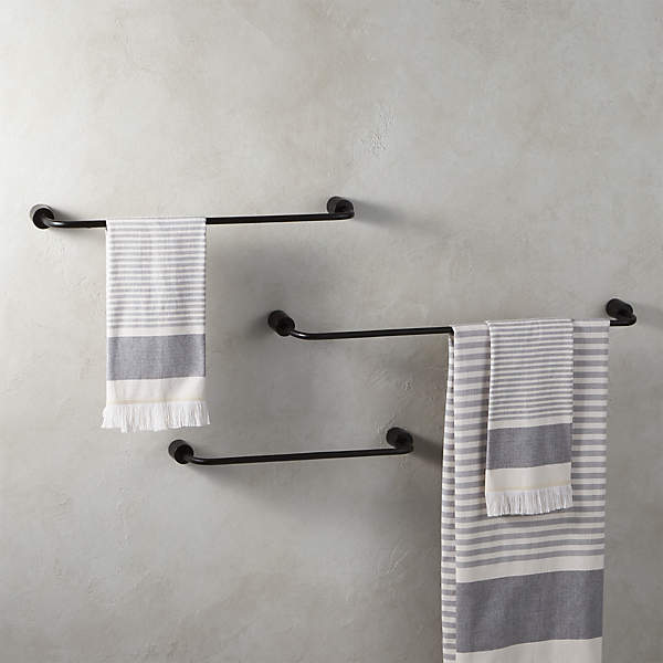 cb2 towel bar