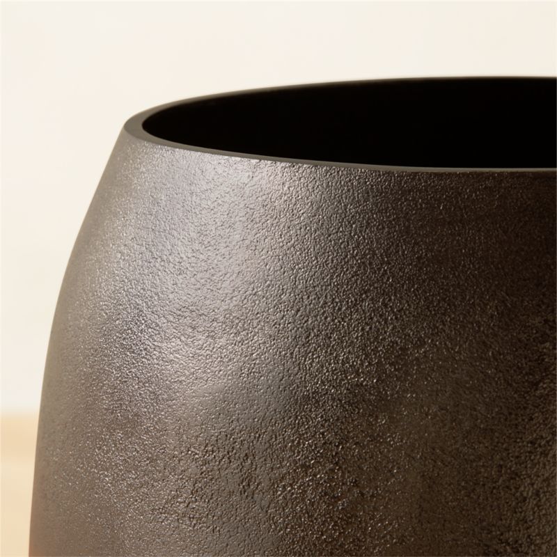 Rough Cast Black Metal Indoor Planter Small - image 4 of 6