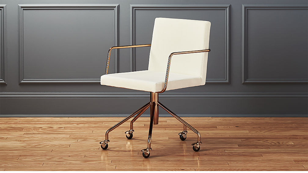 Rouka White Velvet Office Chair Reviews