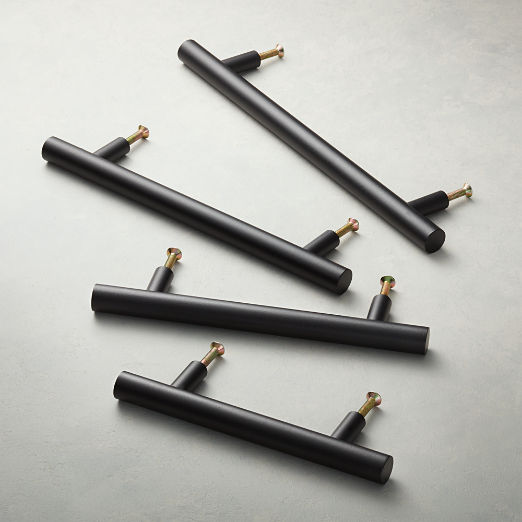 Cabinet Hardware S Pulls Handles Cb2 Matte Black Round Handles