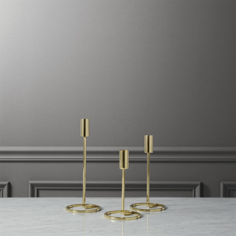 3 piece candle holder set