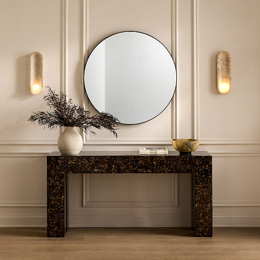 Roxane Golden Oman Marble Wall Sconce by goop