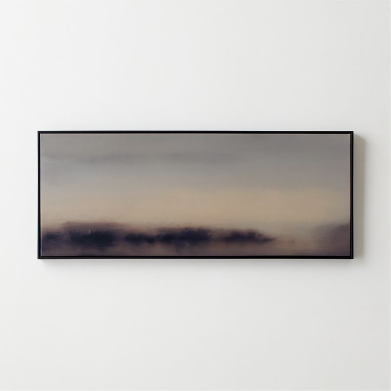 'Rising Mists From Below' Framed Wall Art by Mark Russell Jones 50"X20" - image 0 of 4