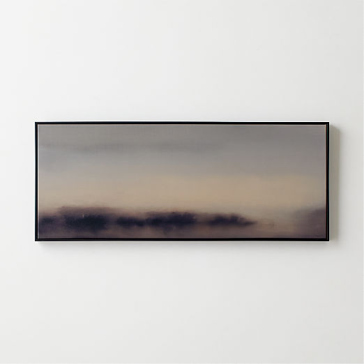 'Rising Mists From Below' Framed Wall Art by Mark Russell Jones 50"X20"