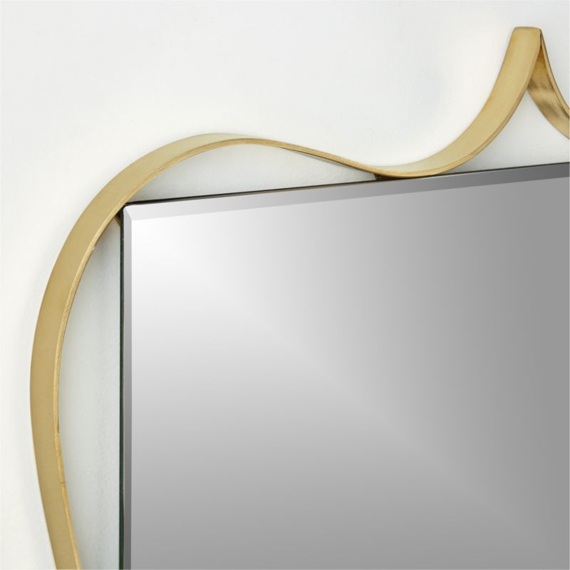 Ruban Polished Brass Wall Mirror 30''x42" - image 3 of 4