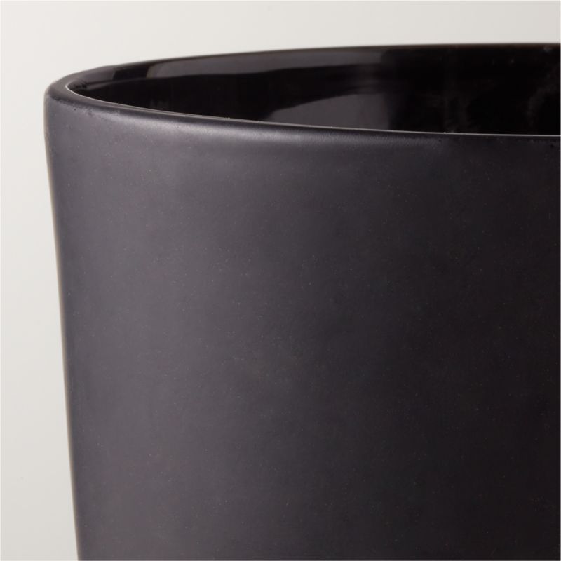 Rubber-Coated Black Wastebasket - image 2 of 3