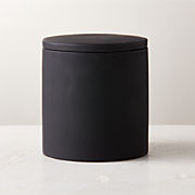 Mori Matte Beige Rounded Canister Small