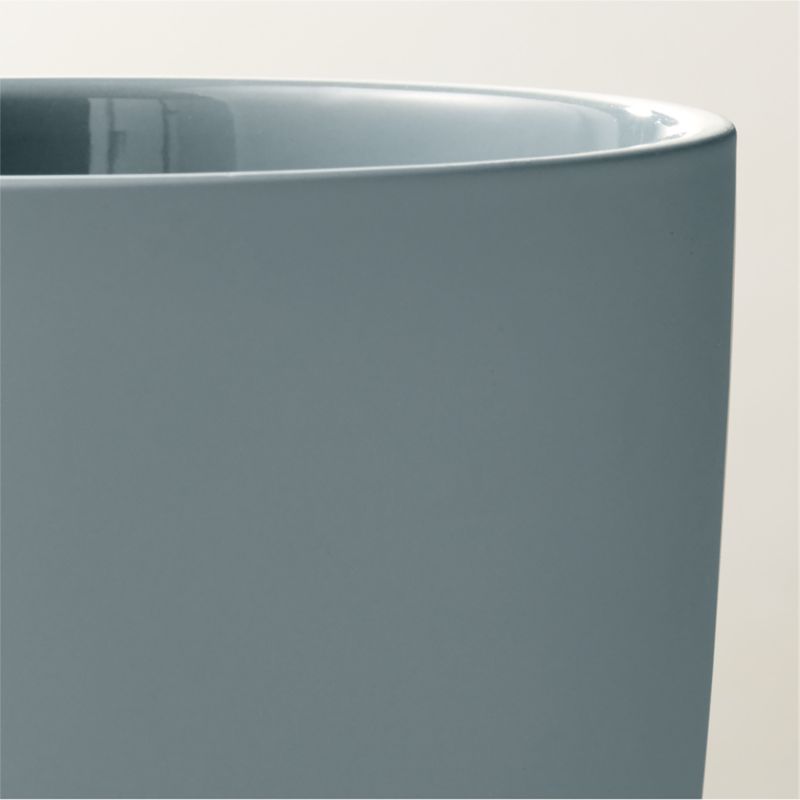 Rubber-Coated Blue Wastebasket - image 2 of 3