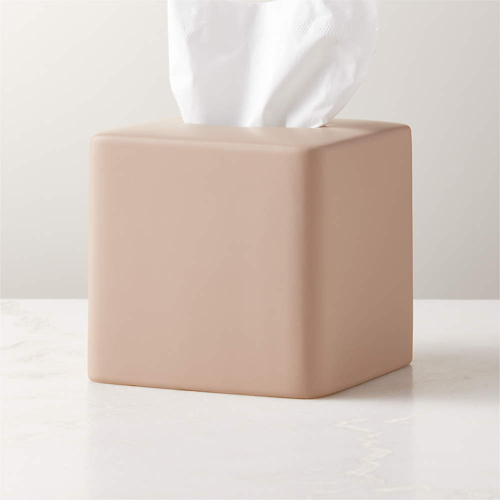 Square Velvet Modern Decorative Paper Facial Tissue Box Holder,  Black, and Gold : Home & Kitchen