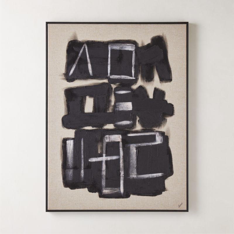 View 'Rune' Framed Wall Art 36"x48" details