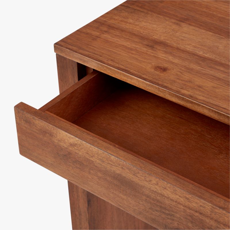 Runway 2-Drawer Acacia Wood Desk - image 8 of 10