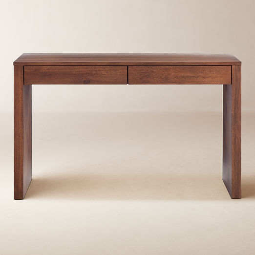 Runway 48" 2-Drawer Acacia Desk
