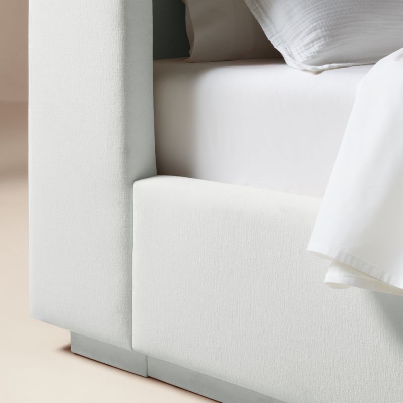 Russell Ivory Upholstered King Storage Bed - image 5 of 9