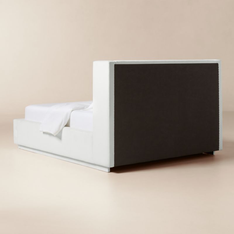 Russell Ivory Upholstered Queen Storage Bed - image 4 of 9