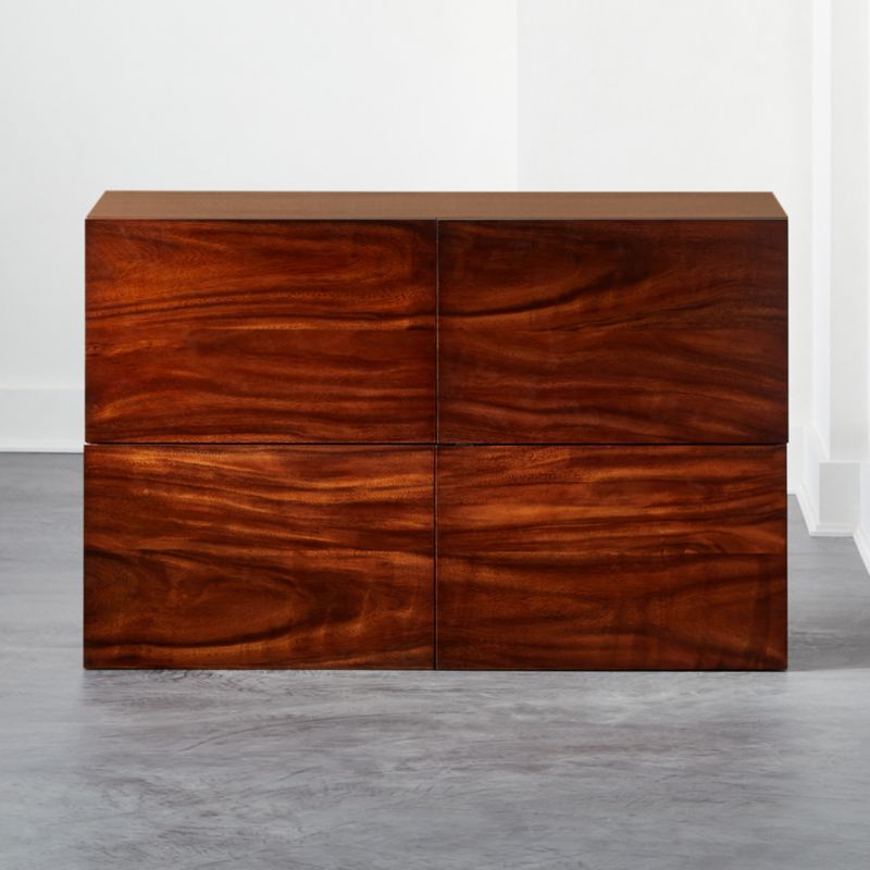 Ryder Wood Grain File Cabinet Cb2