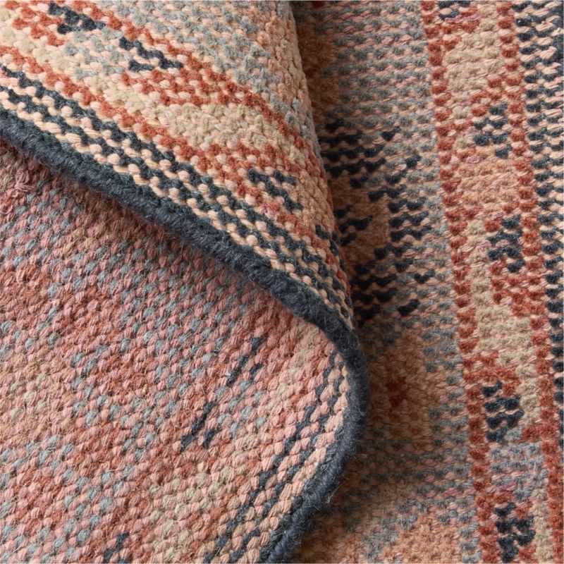 Rylee Hand-Knotted Red Wool Runner Rug 2.5'x8' - image 3 of 4