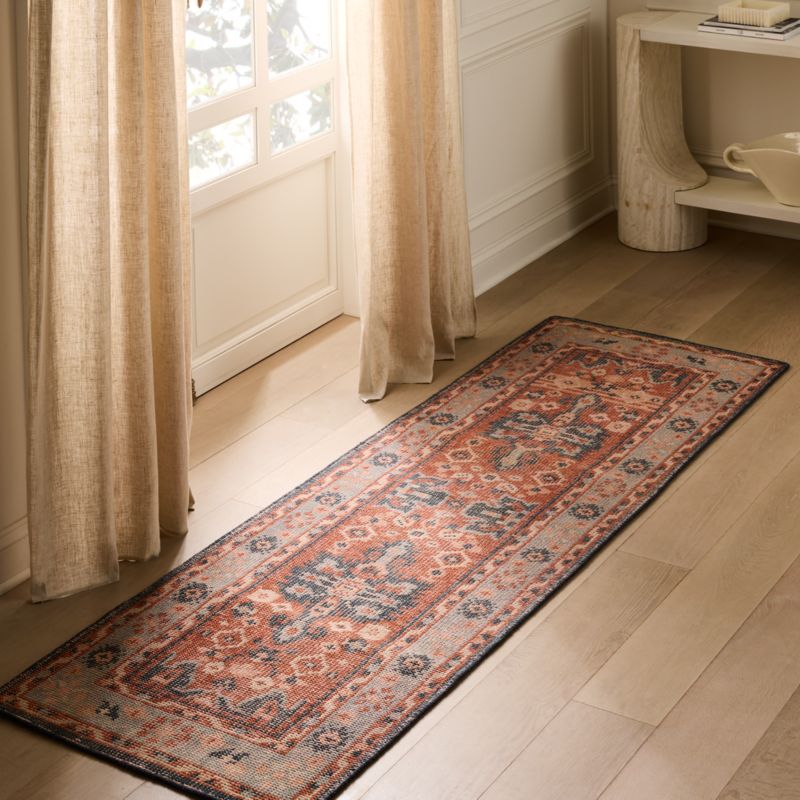 Rylee Hand-Knotted Red Wool Runner Rug 2.5'x8' - image 1 of 4