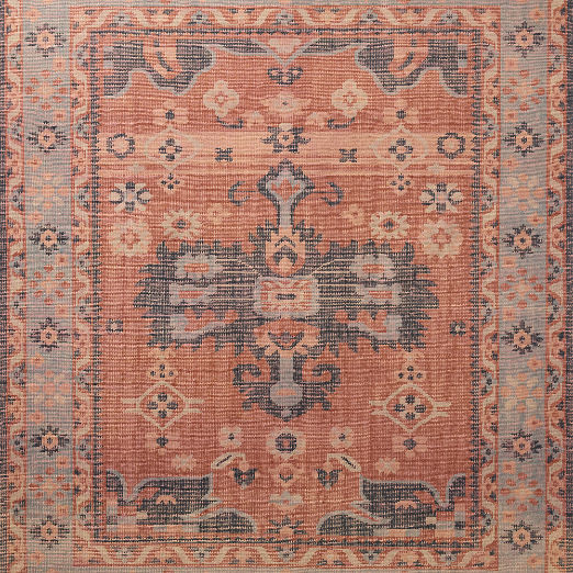 Rylee Hand-Knotted Red Wool Rug Swatch 12"x12"